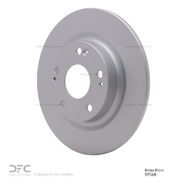 2017-2020 Honda Civic Disc Brake Rotor - Rear (Dynamic Friction)