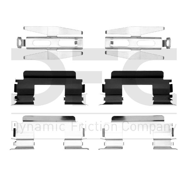 1999-2004 Ford Mustang Disc Brake Hardware Kit - Front (Dynamic Friction)