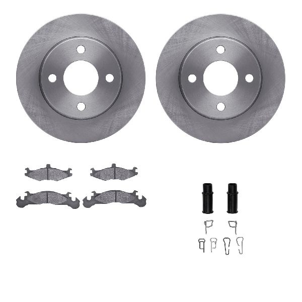 1983-1990 Dodge Omni Disc Brake Kit - Front (Dynamic Friction)