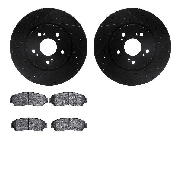 2007-2016 Honda CR-V Disc Brake Kit - Front (Dynamic Friction)
