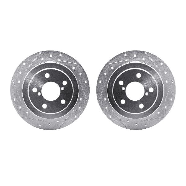 1998-2008 Subaru Forester Disc Brake Rotor Set - Rear (Dynamic Friction)