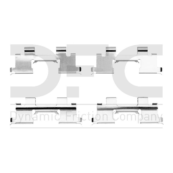 1987-1989 Nissan 300ZX Disc Brake Hardware Kit - Rear (Dynamic Friction)