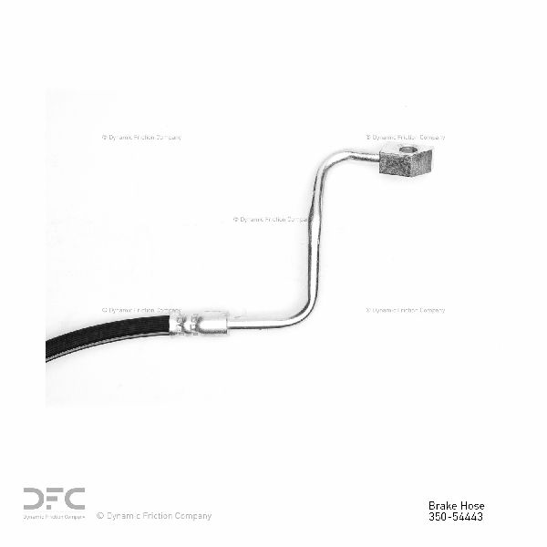 2010-2013 Ford F-350 Super Duty Brake Hydraulic Hose - Front Right (Dynamic Friction)