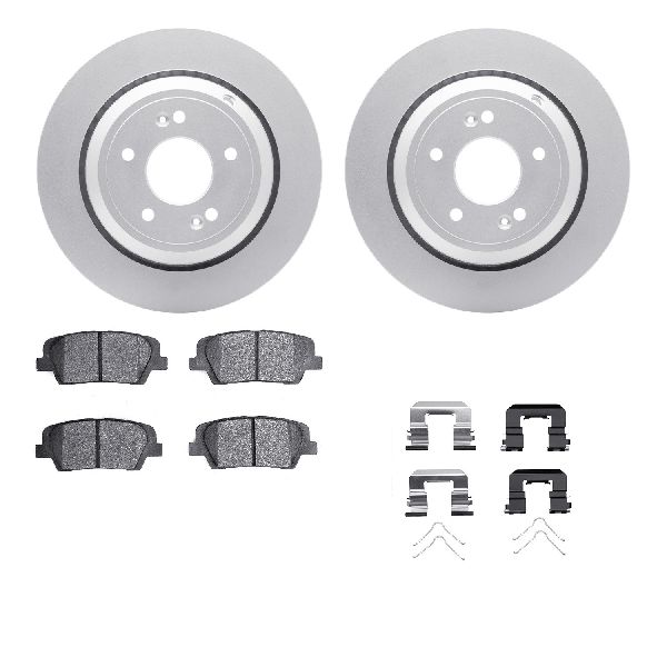 2011-2016 Hyundai Equus Disc Brake Kit - Rear (Dynamic Friction)