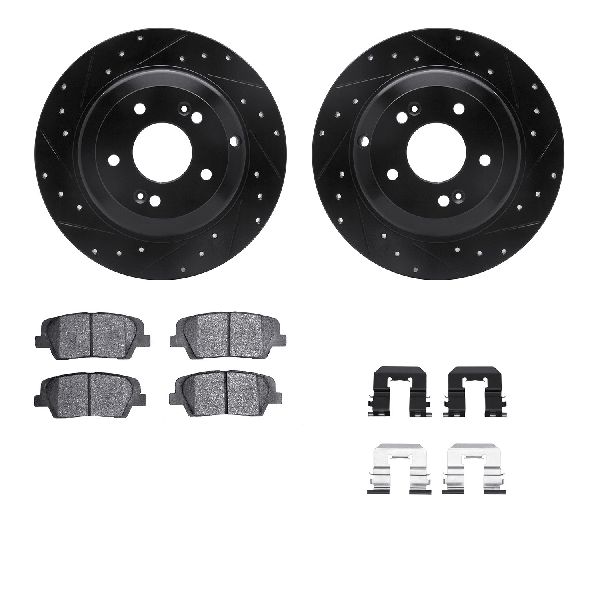 2010-2016 Hyundai Genesis Coupe Disc Brake Kit - Rear (Dynamic Friction)