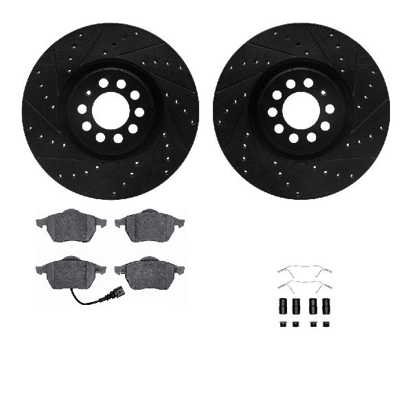 2004-2005 Volkswagen Jetta Disc Brake Kit - Front (Dynamic Friction)