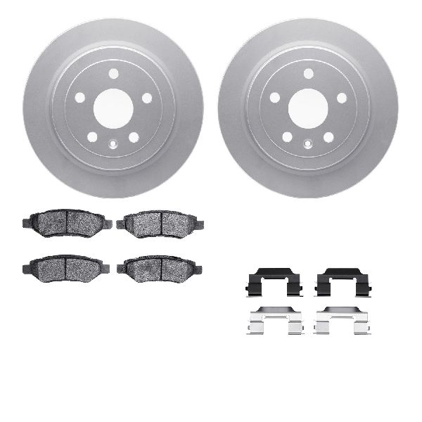 2008-2014 Cadillac CTS Disc Brake Kit - Rear (Dynamic Friction)