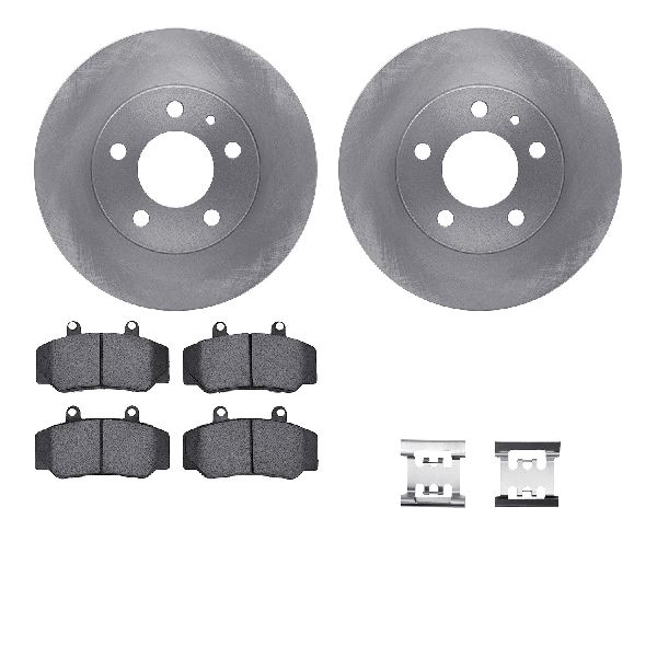 1983-1990 Volvo 760 Disc Brake Kit - Front (Dynamic Friction)