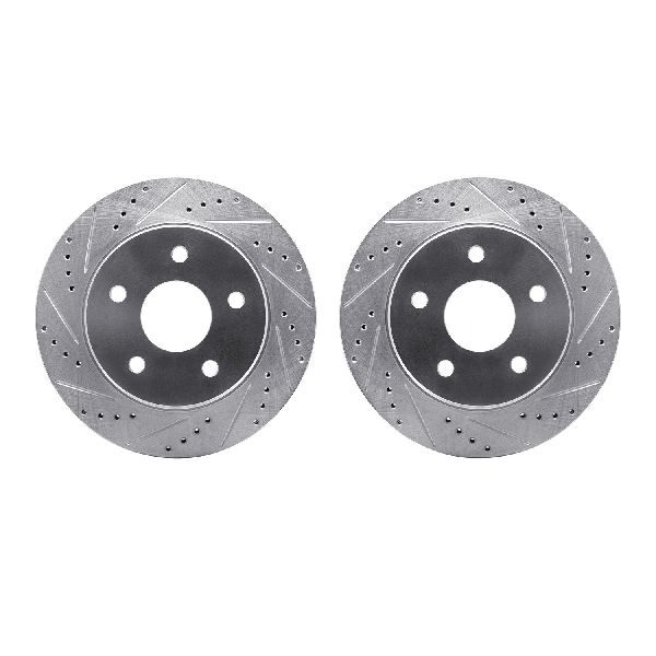 2004-2009 Dodge Durango Disc Brake Rotor Set - Front (Dynamic Friction)