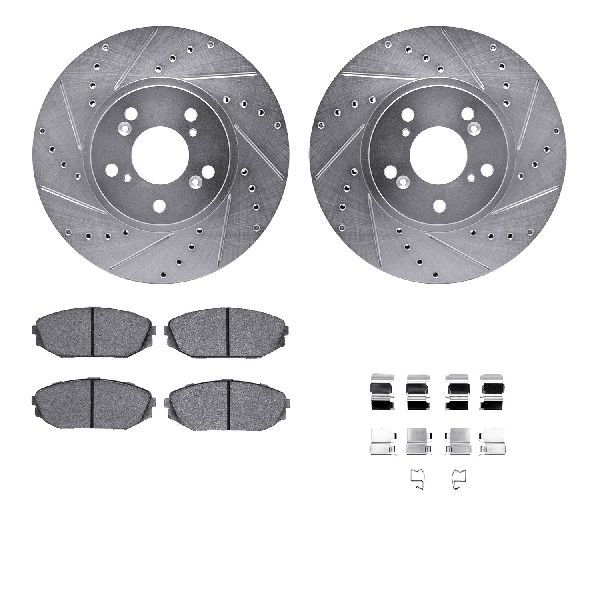 2001-2002 Acura MDX Disc Brake Kit - Front (Dynamic Friction)