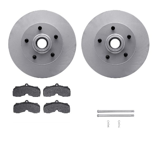 1967-1968 Oldsmobile Cutlass Disc Brake Kit - Front (Dynamic Friction)