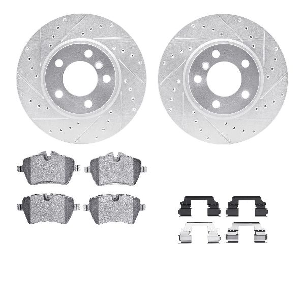 2013-2016 Mini Cooper Paceman Disc Brake Kit - Front (Dynamic Friction)