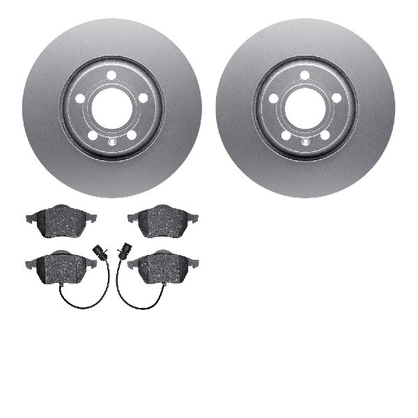 1997-2000 Audi A8 Disc Brake Kit - Front (Dynamic Friction)