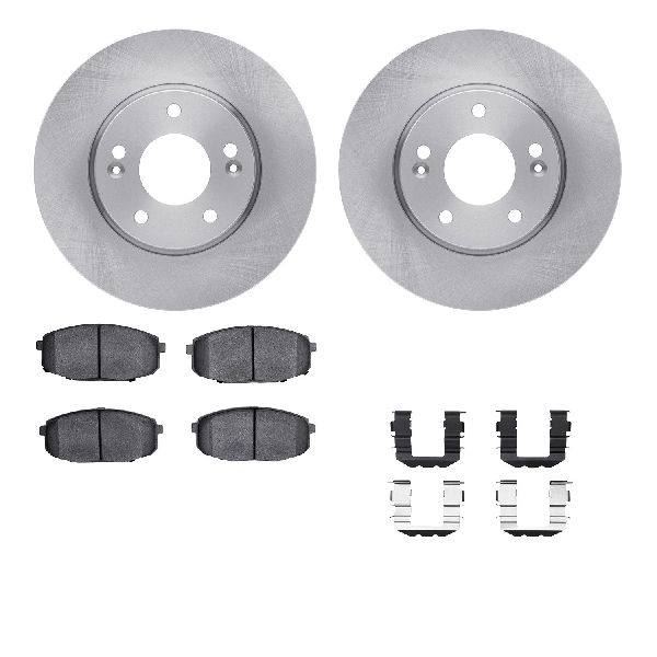 2012-2013 Kia Forte5 Disc Brake Kit - Front (Dynamic Friction)