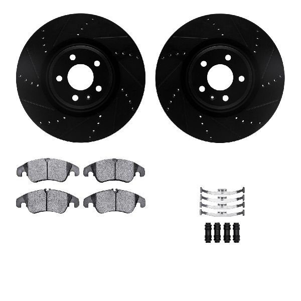 2014-2015 Audi A6 Disc Brake Kit - Front (Dynamic Friction)