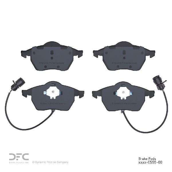 1995-1998 Audi A6 Disc Brake Pad Set - Front (Dynamic Friction)