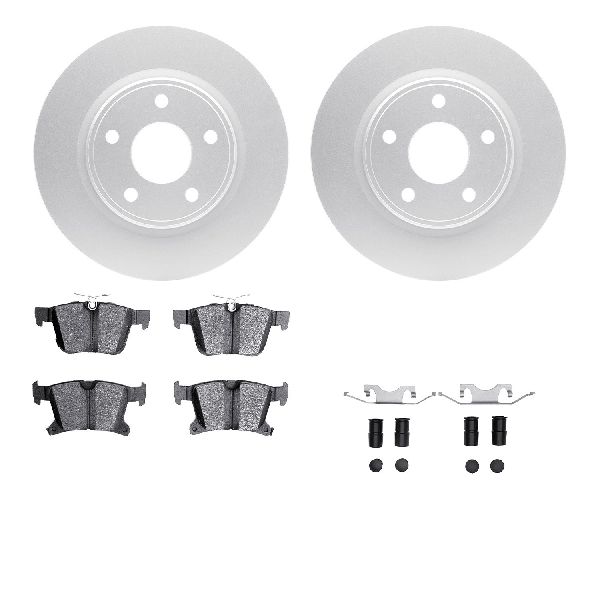 2017-2024 Chrysler Pacifica Disc Brake Kit - Rear (Dynamic Friction)