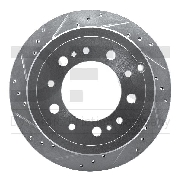 1998-2007 Toyota Land Cruiser Disc Brake Rotor - Rear Left (Dynamic Friction)