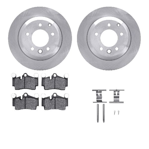 2007-2015 Audi Q7 Disc Brake Kit - Rear (Dynamic Friction)
