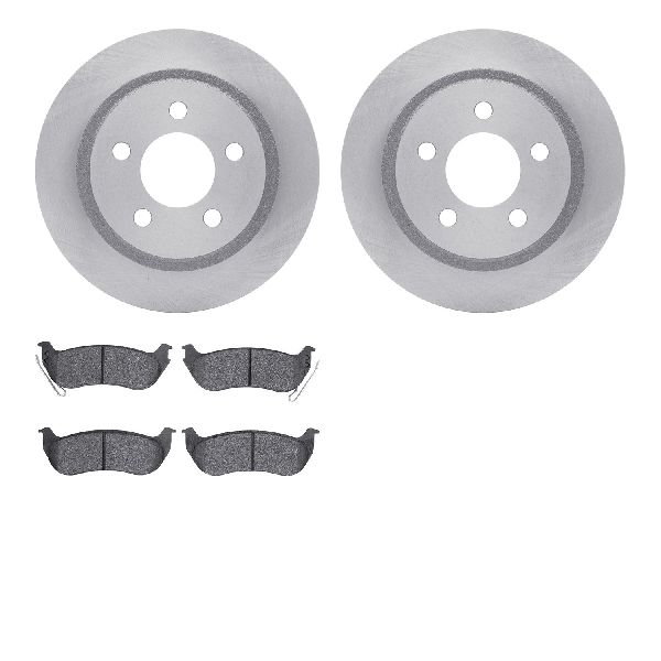 2003-2006 Jeep Wrangler Disc Brake Kit - Rear (Dynamic Friction)