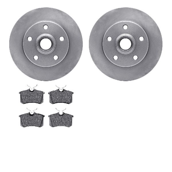 1994-1998 Volkswagen Jetta Disc Brake Kit - Rear (Dynamic Friction)