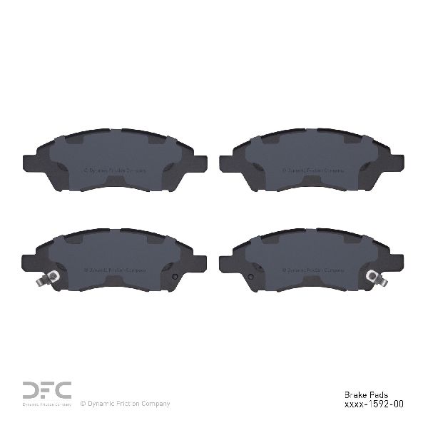 2014-2019 Nissan Versa Note Disc Brake Pad Set - Front (Dynamic Friction)