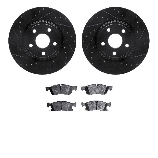2013-2020 Dodge Durango Disc Brake Kit - Front (Dynamic Friction)