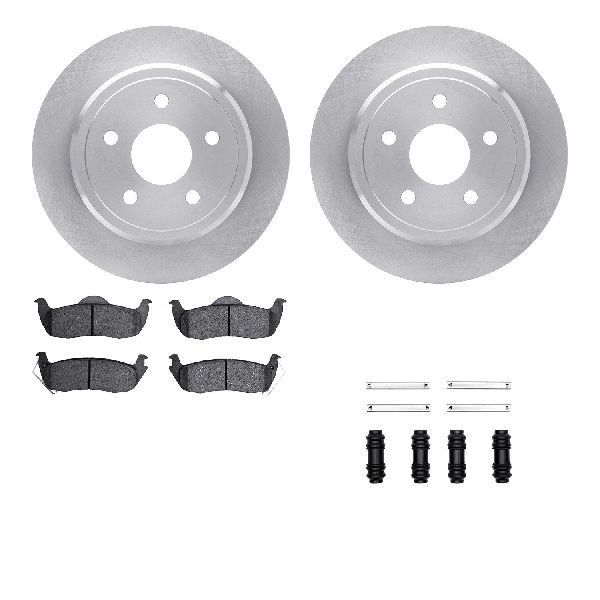 2006-2010 Jeep Commander Disc Brake Kit - Rear (Dynamic Friction)