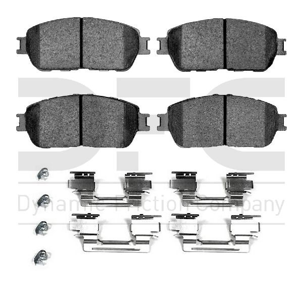 2004-2008 Toyota Solara Disc Brake Pad Set - Front (Dynamic Friction)
