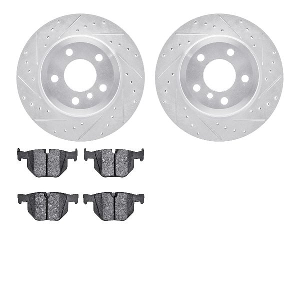 2014-2018 BMW X5 Disc Brake Kit - Rear (Dynamic Friction)