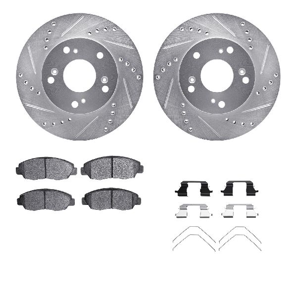 2012-2015 Honda Civic Disc Brake Kit - Front (Dynamic Friction)