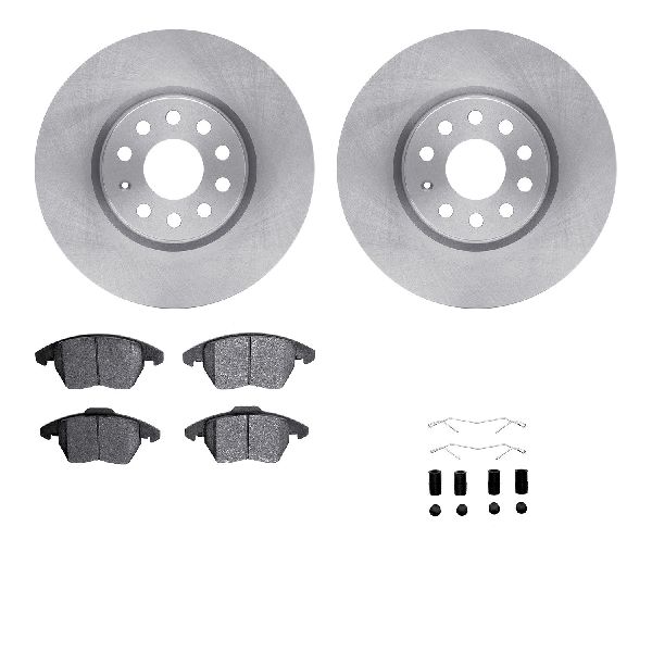 2009-2017 Volkswagen CC Disc Brake Kit - Front (Dynamic Friction)