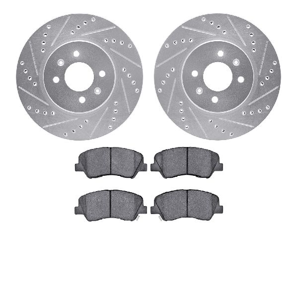 2012-2017 Kia Rio Disc Brake Kit - Front (Dynamic Friction)