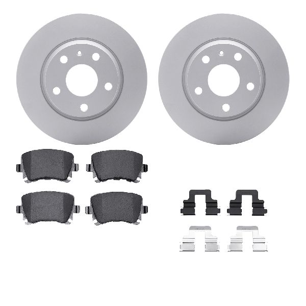 2008-2009 Audi TT Disc Brake Kit - Rear (Dynamic Friction)