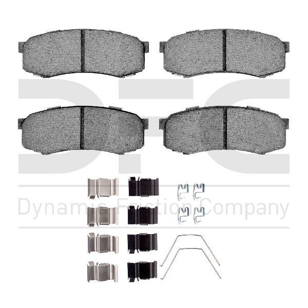 2001-2007 Toyota Sequoia Disc Brake Pad Set - Rear (Dynamic Friction)
