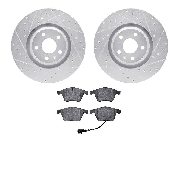 2008-2009 Audi TT Quattro Disc Brake Kit - Front (Dynamic Friction)