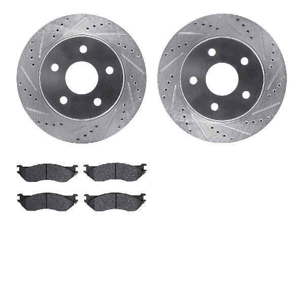2002-2005 Dodge Ram 1500 Disc Brake Kit - Front (Dynamic Friction)