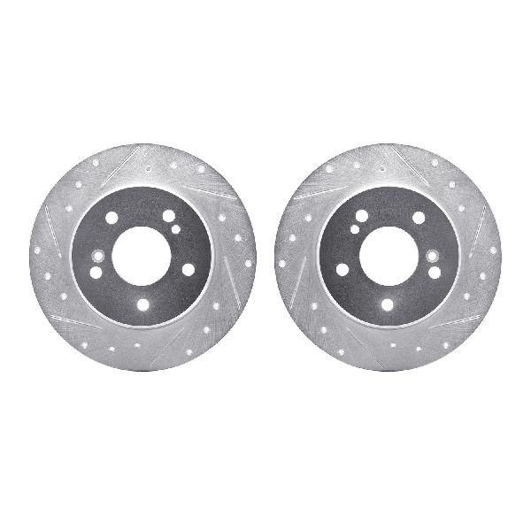 1996-2000 Mercedes-Benz C280 Disc Brake Rotor Set - Rear (Dynamic Friction)