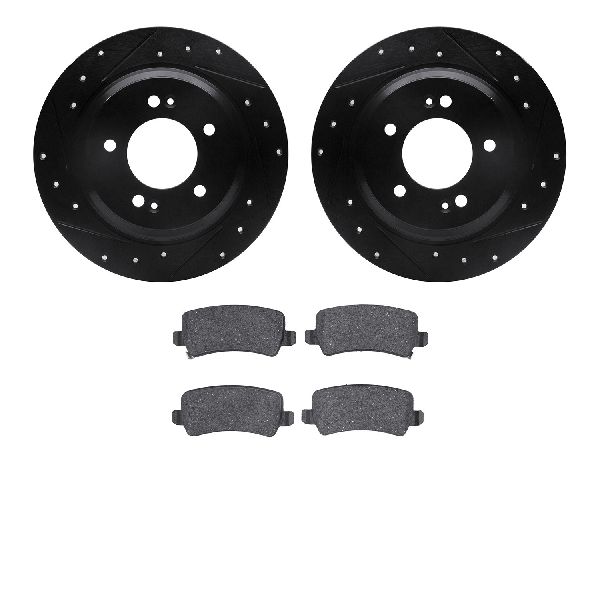 2016-2017 Hyundai Azera Disc Brake Kit - Rear (Dynamic Friction)