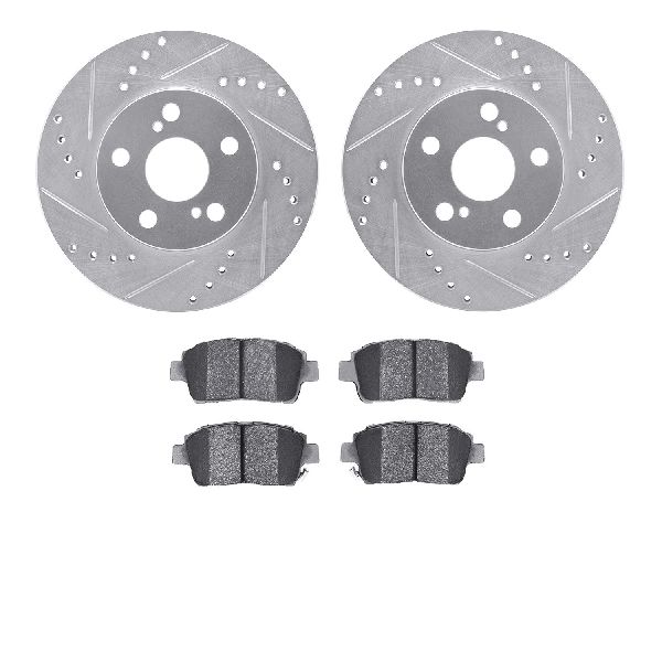 2004-2009 Toyota Prius Disc Brake Kit - Front (Dynamic Friction)