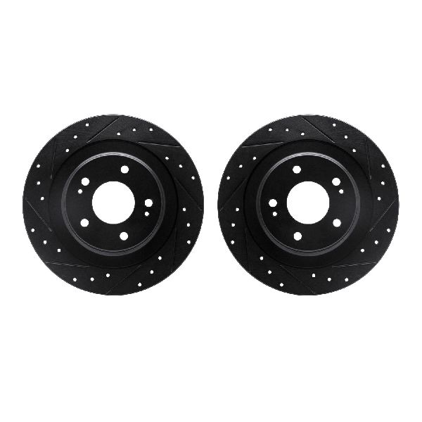 2013-2024 Mitsubishi Outlander Sport Disc Brake Rotor Set - Rear (Dynamic Friction)