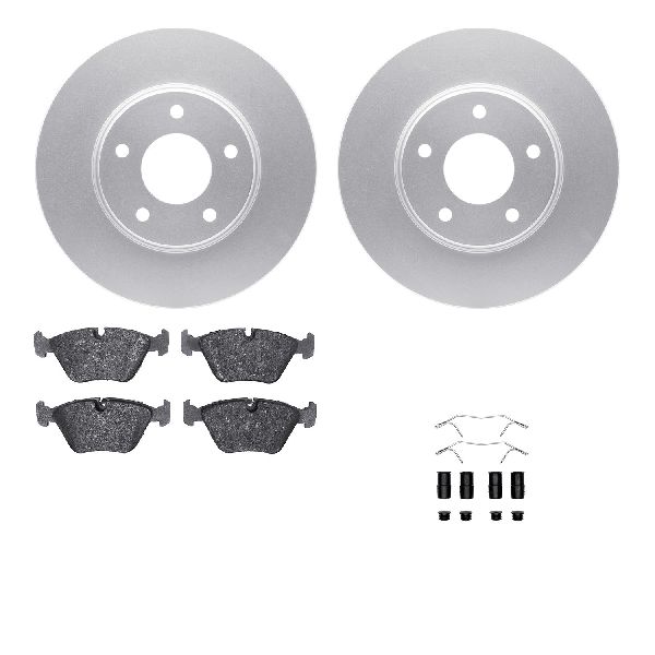 1997-1999 Jaguar XK8 Disc Brake Kit - Front (Dynamic Friction)