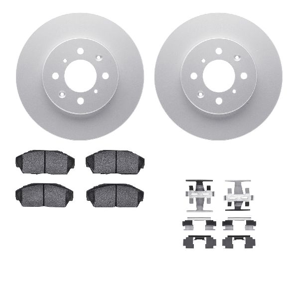 1990-1993 Honda Civic Disc Brake Kit - Front (Dynamic Friction)