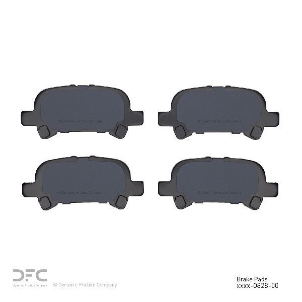 2000-2008 Toyota Solara Disc Brake Pad Set - Rear (Dynamic Friction)