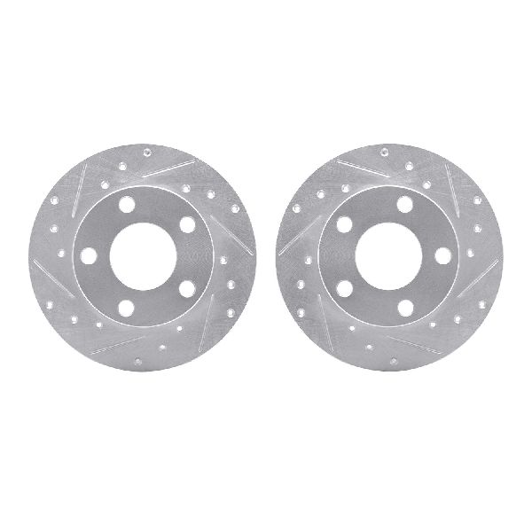 1996-2001 Audi A4 Quattro Disc Brake Rotor Set - Rear (Dynamic Friction)