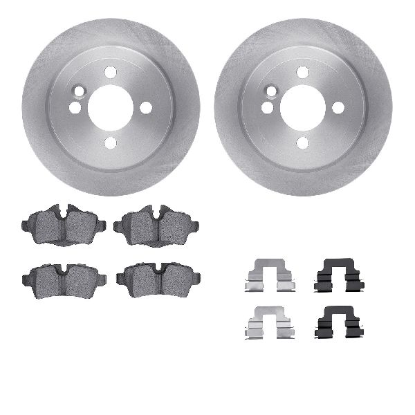 2007-2015 Mini Cooper Disc Brake Kit - Rear (Dynamic Friction)