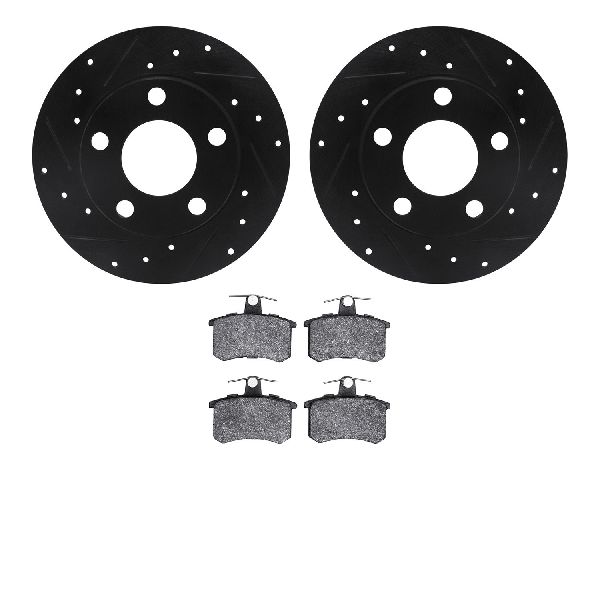 1996-2001 Audi A4 Quattro Disc Brake Kit - Rear (Dynamic Friction)
