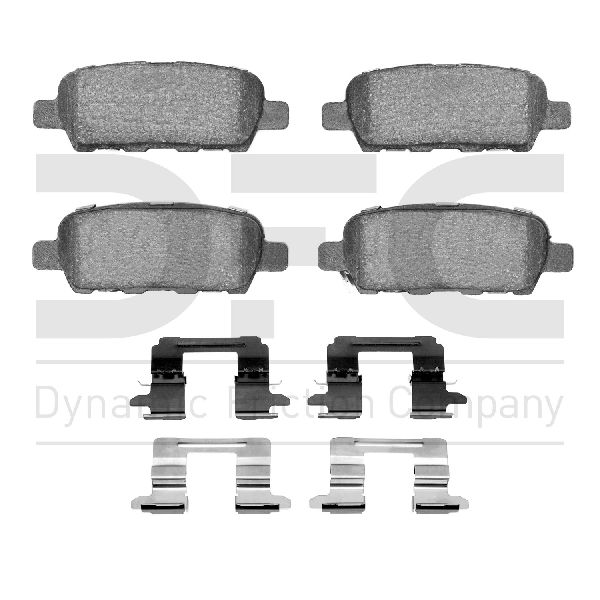 2003-2008 INFINITI G35 Disc Brake Pad Set - Rear (Dynamic Friction)