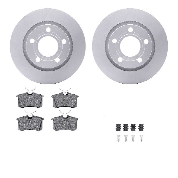 2002-2003 Audi S6 Disc Brake Kit - Rear (Dynamic Friction)