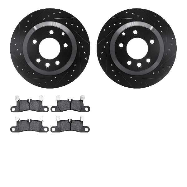 2011-2018 Volkswagen Touareg Disc Brake Kit - Rear (Dynamic Friction)